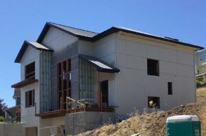 A Residential Black Gutter Installation by Oregon Gutter Service in Albany, Oregon