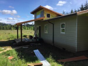 A Residential Bronze Gutter Installation by Oregon Gutter Service in Albany, Oregon