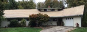 A Residential White Gutter Installation by Oregon Gutter Service in Albany, Oregon