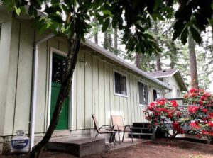 A Residential White Gutter Installation by Oregon Gutter Service in Albany, Oregon