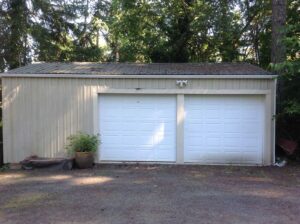 A Residential White Gutter Installation by Oregon Gutter Service in Albany, Oregon