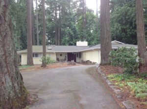 A Residential White Gutter Installation by Oregon Gutter Service in Albany, Oregon