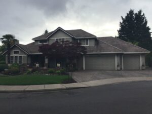 A Residential Almond Gutter Installation by Oregon Gutter Service in Eugene, Oregon