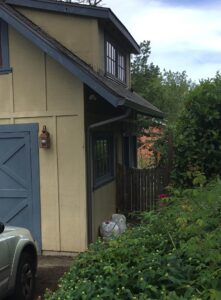 A Residential Charcoal Gutter Installation by Oregon Gutter Service in Eugene, Oregon