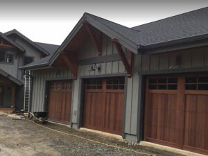 A Residential Harbor Grey Gutter Installation by Oregon Gutter Service in Eugene, Oregon