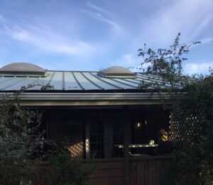 A Residential White Gutter Installation by Oregon Gutter Service in Eugene, Oregon