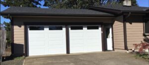 A Residential Black Gutter Installation by Oregon Gutter Service in Lebanon, Oregon