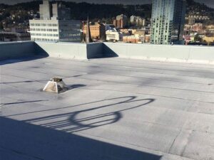 Membrane Roof services provided by Oregon Gutter Service.