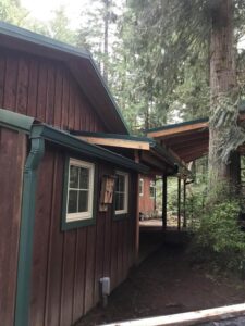 A Residential Forest Green Gutter Installation by Oregon Gutter Service in Portland, Oregon