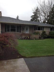 A Residential Pebble Stone Clay Gutter Installation by Oregon Gutter Service in Portland, Oregon