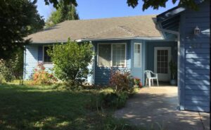 A Residential White Gutter Installation by Oregon Gutter Service in Portland, Oregon