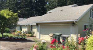 A Residential White Gutter Installation by Oregon Gutter Service in Portland, Oregon