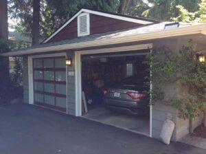 A Residential White Gutter Installation by Oregon Gutter Service in Portland, Oregon