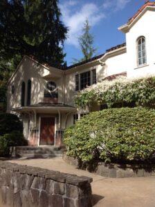 A Residential White Gutter Installation by Oregon Gutter Service in Portland, Oregon