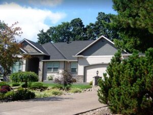 A Residential White Gutter Installation by Oregon Gutter Service in Portland, Oregon