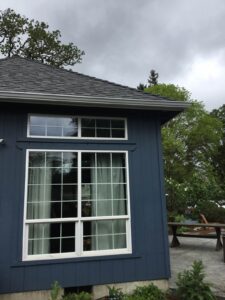 A Residential White Gutter Guard Installation by Oregon Gutter Service in Salem, Oregon