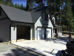 A Residential Black Gutter Installation by Oregon Gutter Service in Salem, Oregon