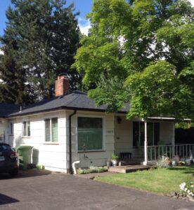 A Residential Black Gutter Installation by Oregon Gutter Service in Salem, Oregon