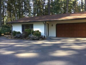 A Residential Black Gutter Installation by Oregon Gutter Service in Salem, Oregon