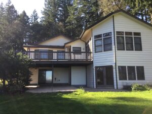 A Residential Black Gutter Installation by Oregon Gutter Service in Salem, Oregon