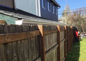 A Residential White Gutter Installation by Oregon Gutter Service in Salem, Oregon